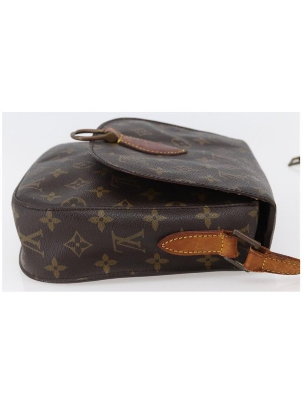 Authentic LOUIS VUITTON Monogram Monogram Saint Cloud GM Shoulder Bag M51242 - Picture 10 of 16